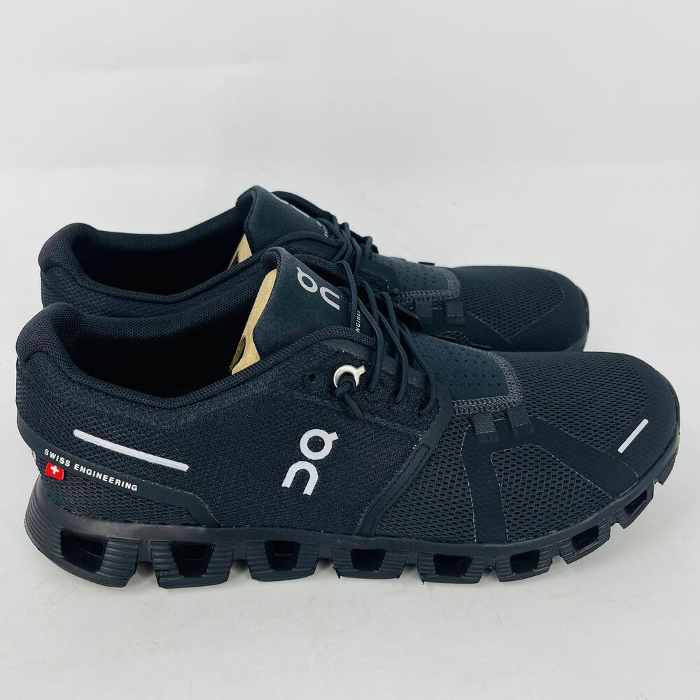 ON RUNNING CLOUD 5 WOMEN'S BLACK COMFORTABLE BREATHEABLE RUNNING SHOES SIZE 8B